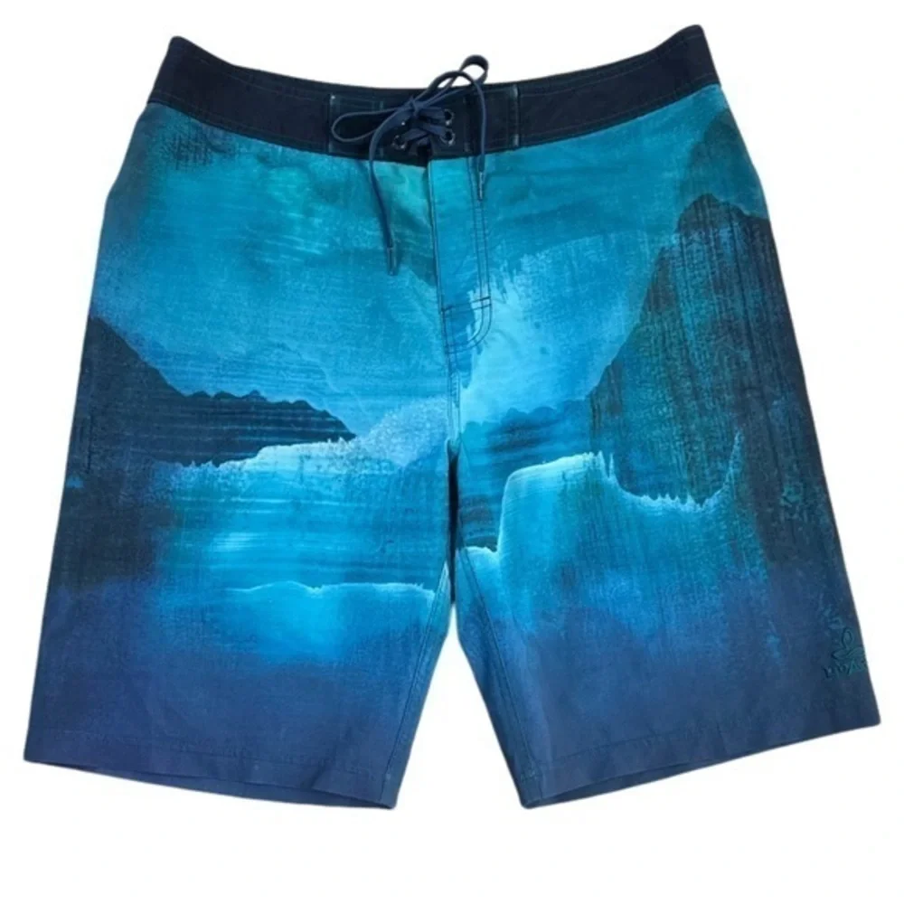 PrAna Set Of 2 Sediment Shorts Swimming Trunks‎ Sz 34